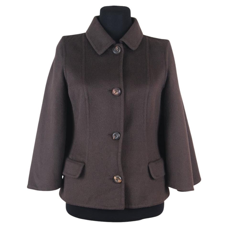 Salvatore Ferragamo coat angora wool For Sale