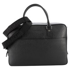Salvatore Ferragamo Convertible Front Pocket Briefcase Leather