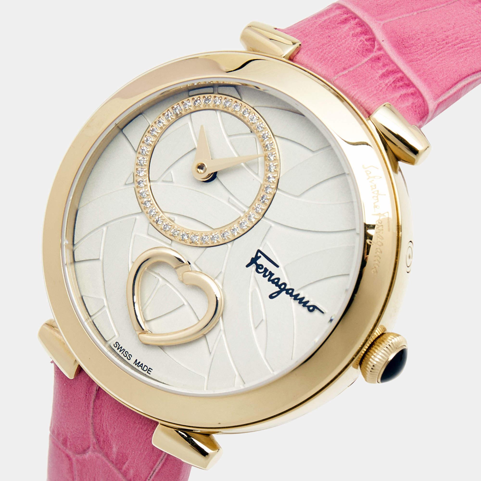 Salvatore ferragamo heart watch deals