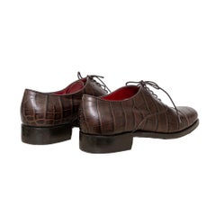 Salvatore Ferragamo Embossed Leather Shoes - '10s