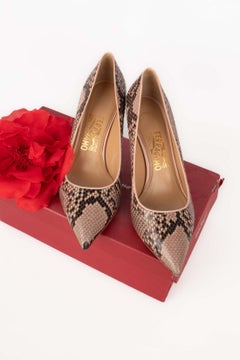 Salvatore Ferragamo Exotic Leather Stilettoes / Shoes