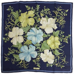 Salvatore Ferragamo Floral Silk Twill Scarf