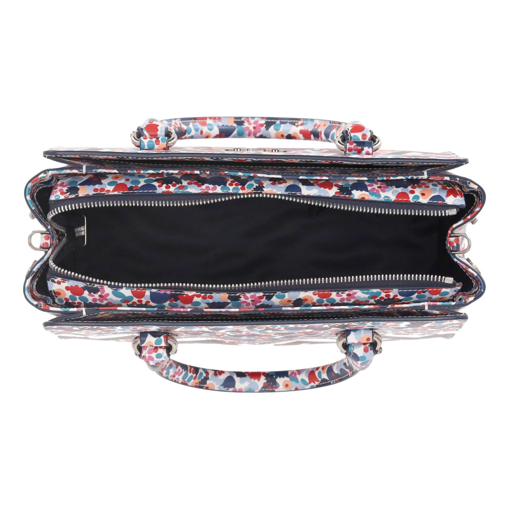 Sac en cuir Salvatore Ferragamo Floral Zigzag en vente 1