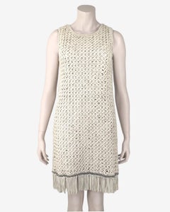 Salvatore Ferragamo from Cruise 2013 Collection Runway Braiding Dress