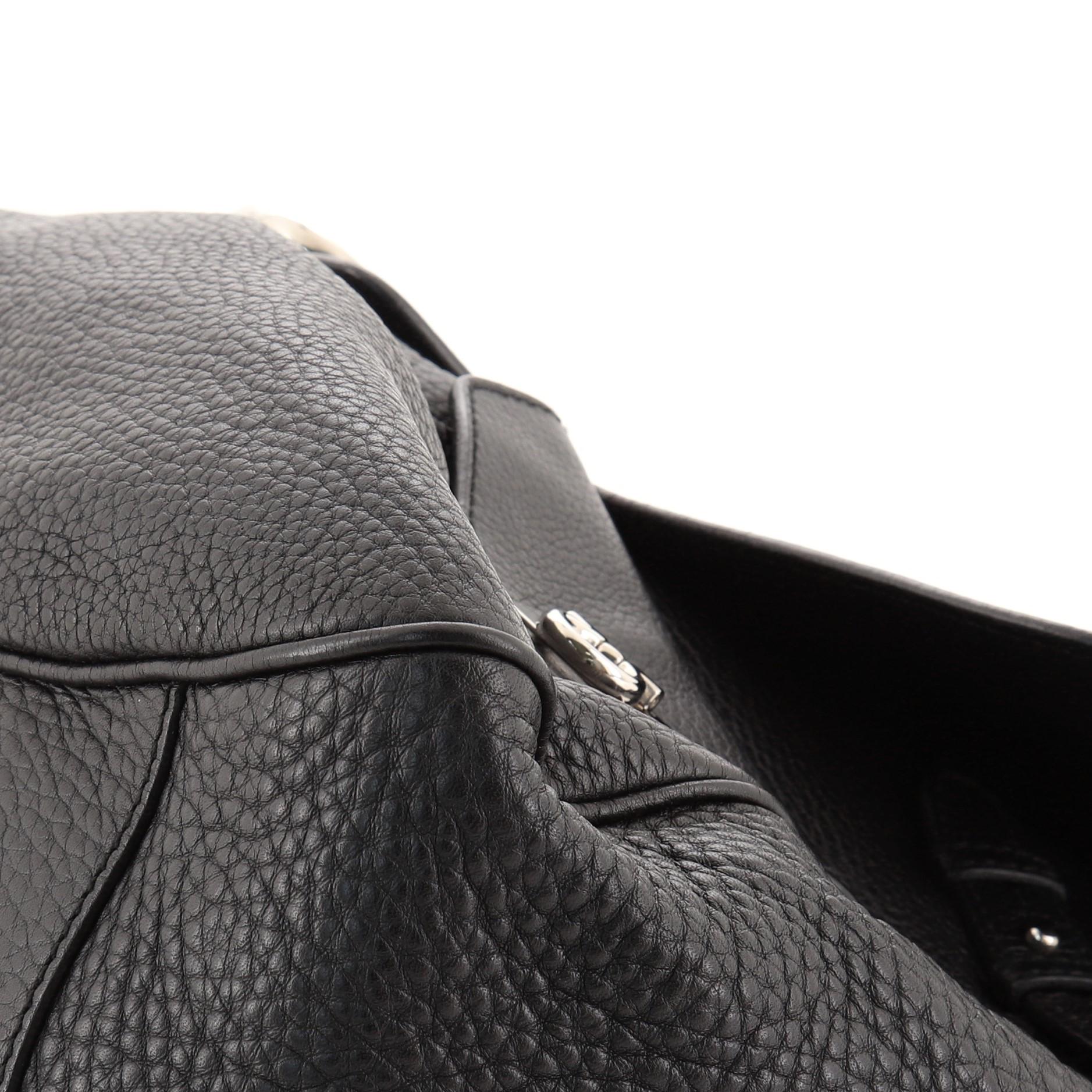 Salvatore Ferragamo Front Pocket Shoulder Bag Leather 1