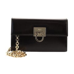 Salvatore Ferragamo Gancini Box Crossbody Bag Leather Small