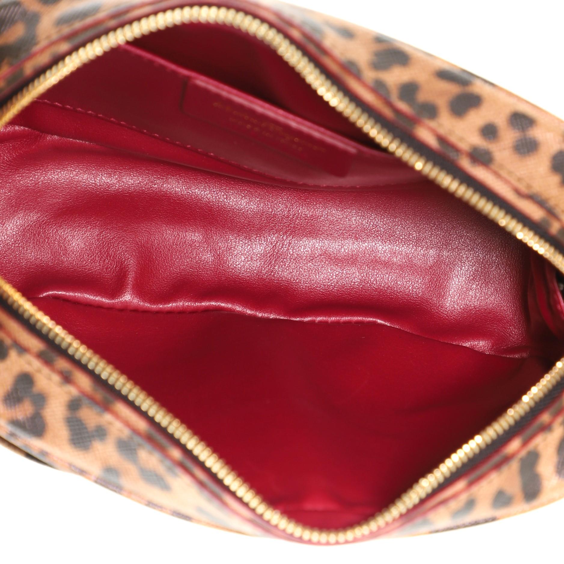 Salvatore Ferragamo Gancini Camera Bag Printed Saffiano Leather Small 1