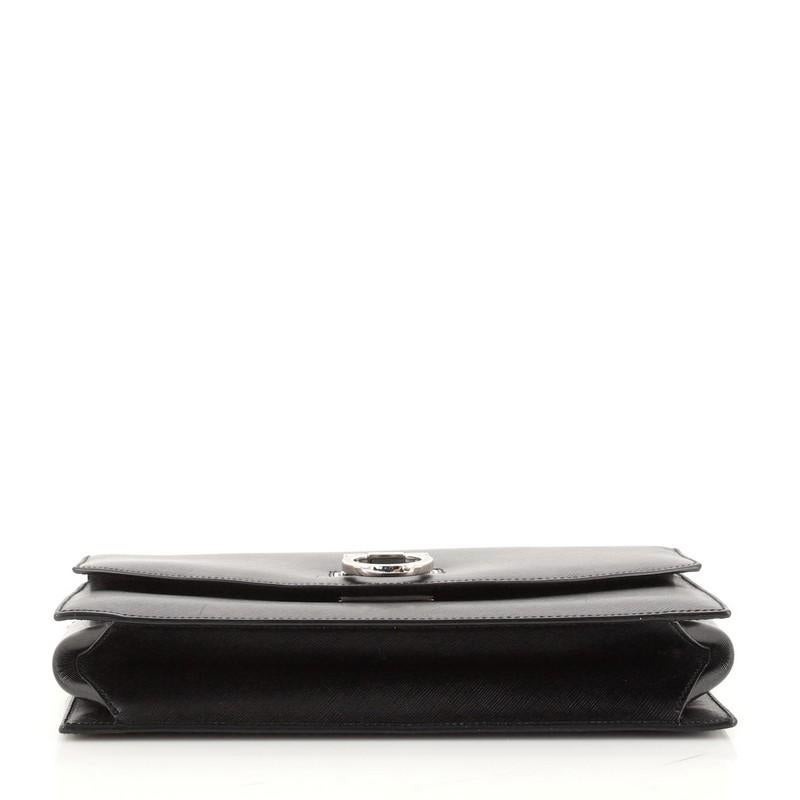 Women's or Men's Salvatore Ferragamo Gancini Convertible Top Handle Bag Saffiano Leather E