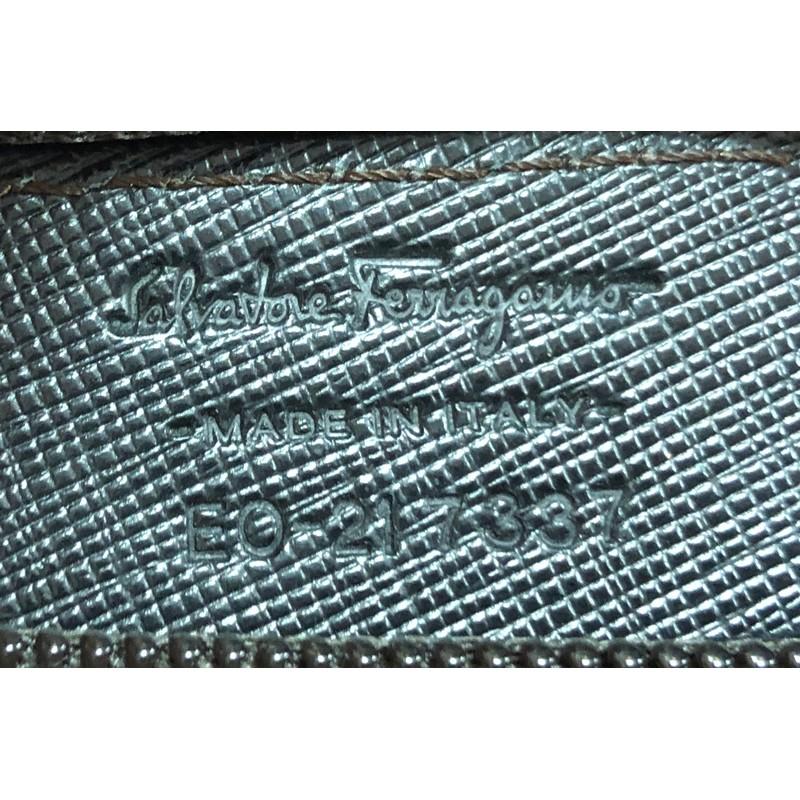 Salvatore Ferragamo Gancini Convertible Top Handle Bag Saffiano Leather Medium 1