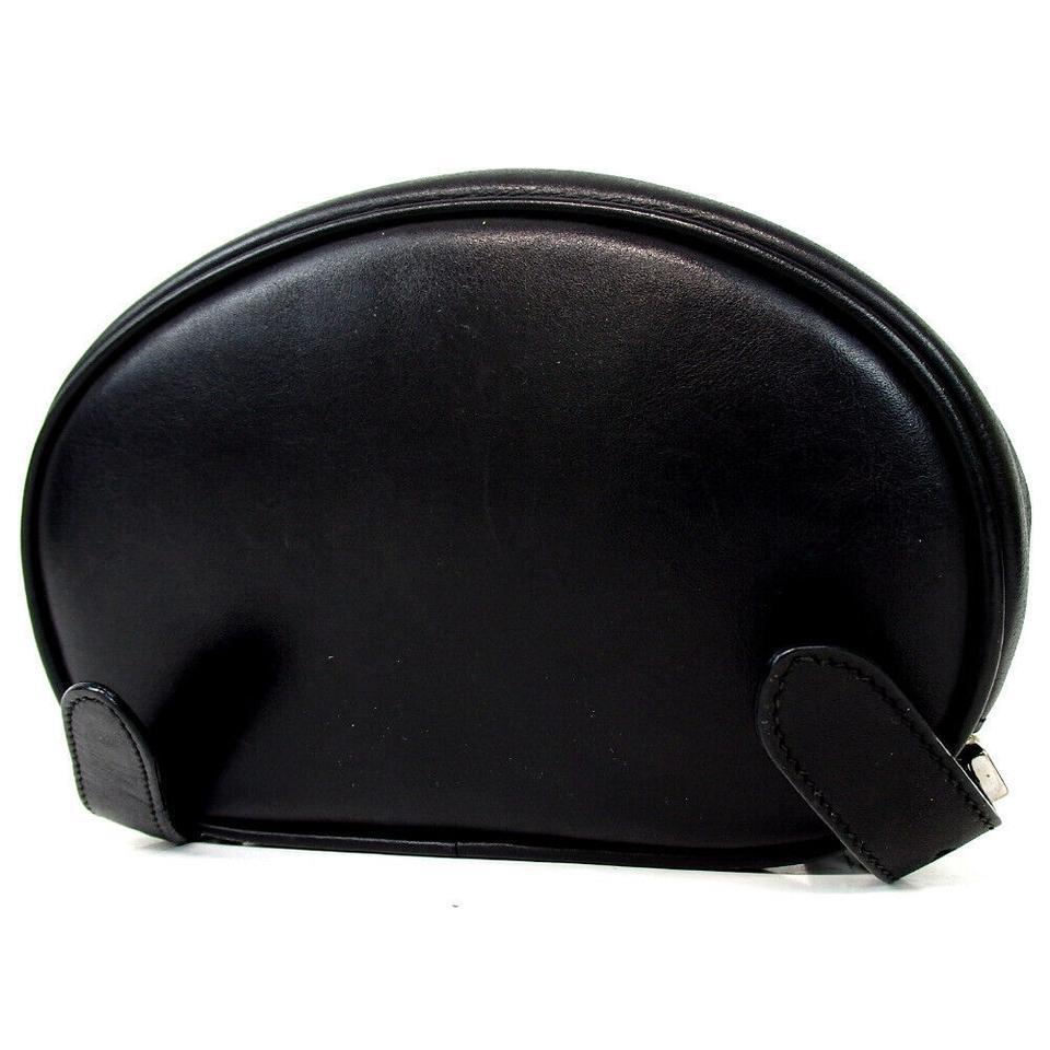 Salvatore Ferragamo Gancini Logo Mini Backpack Black Leather Bookbag 860480  For Sale 3