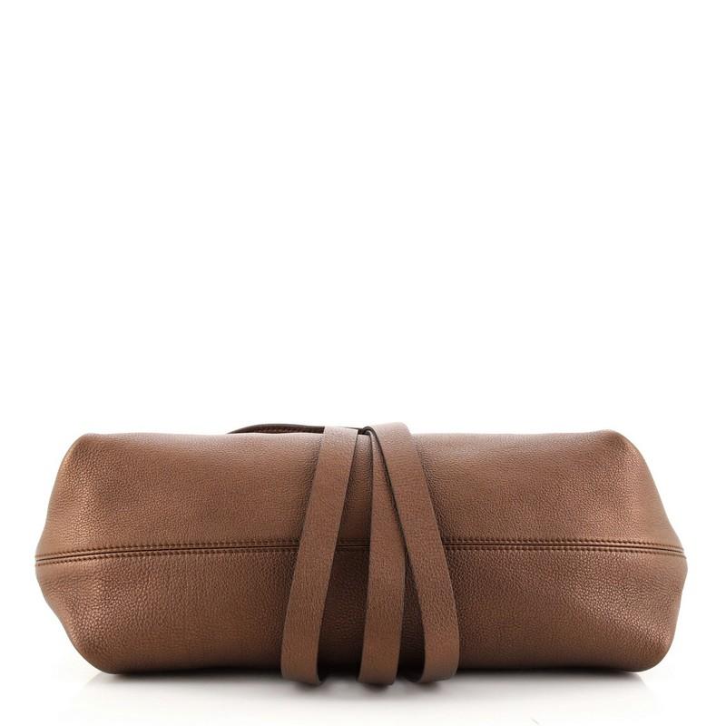 Women's or Men's Salvatore Ferragamo Gancini Ring Flap Hobo Bag Leather