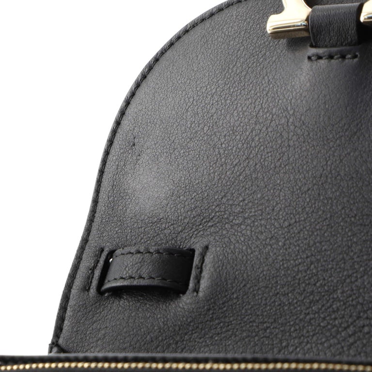 Salvatore Ferragamo Gancio Lock Handle Crossbody Flap Bag Leather Small For  Sale at 1stDibs