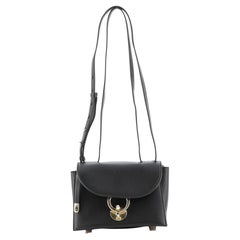 Salvatore Ferragamo Gancio Lock Handle Crossbody Flap Bag Pelle Small