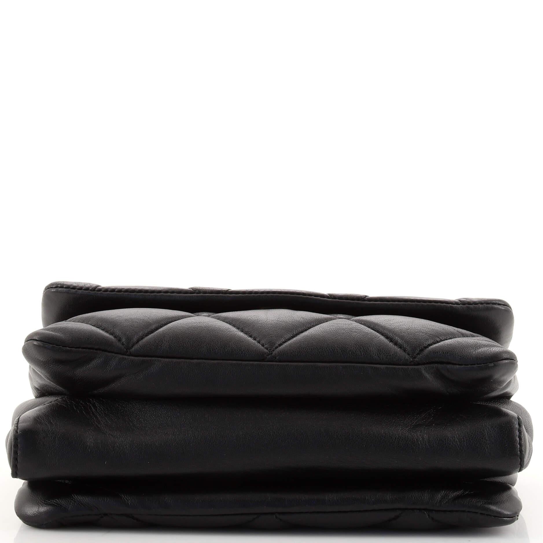 Women's or Men's Salvatore Ferragamo Gelly Flap Bag Quilted Leather Small