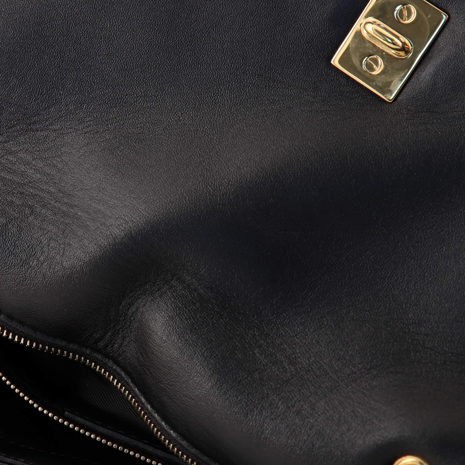 Salvatore Ferragamo Gelly Flap Bag Quilted Leather Small 2