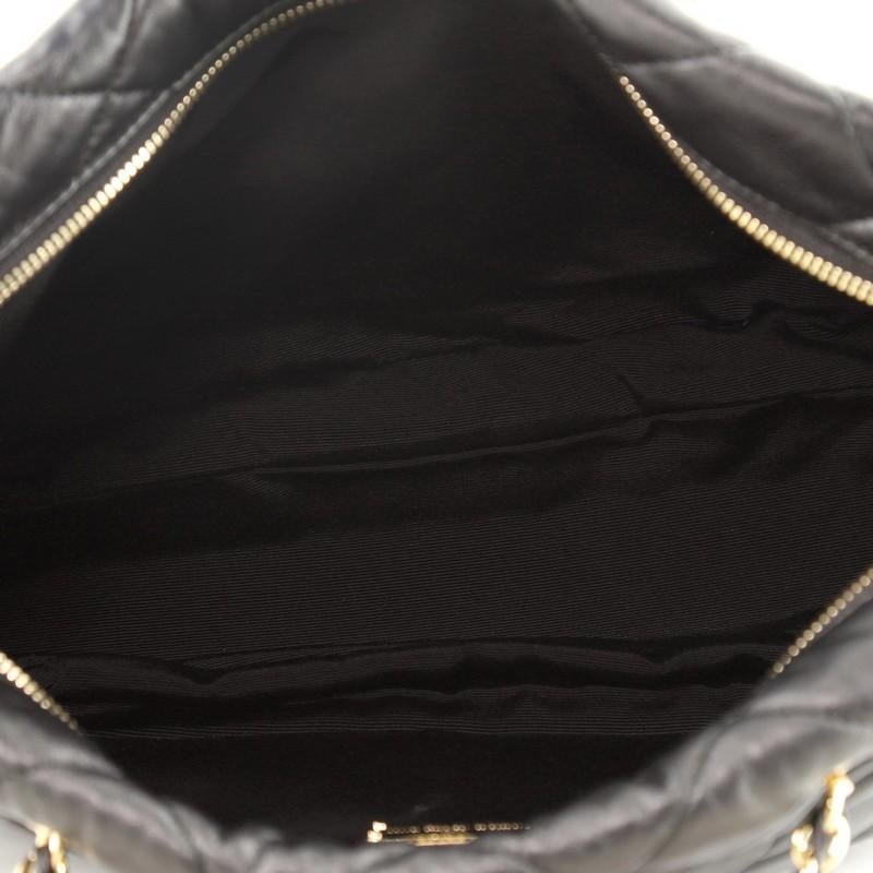 Salvatore Ferragamo Ginette Chain Shoulder Bag Quilted Leather Medium 1