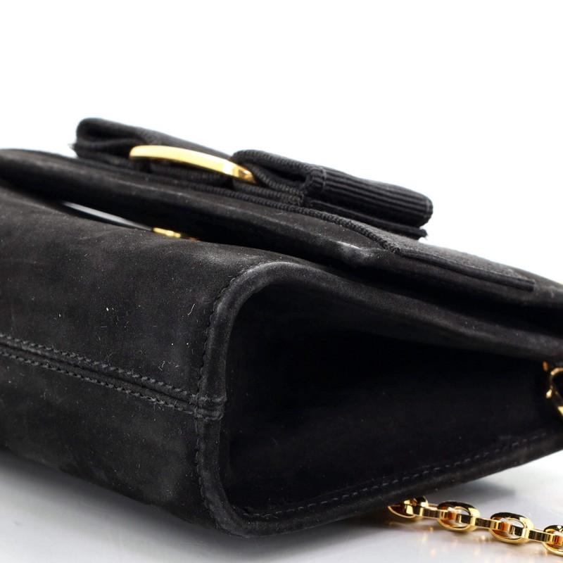 Women's or Men's Salvatore Ferragamo Ginny Chain Waist Bag Suede Small