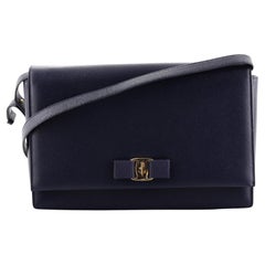 Salvatore Ferragamo Ginny Crossbody Bag Leather Large