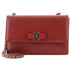 Salvatore Ferragamo Ginny Crossbody Bag Leather Medium