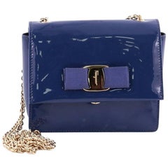 Salvatore Ferragamo Ginny Crossbody Bag Patent Small