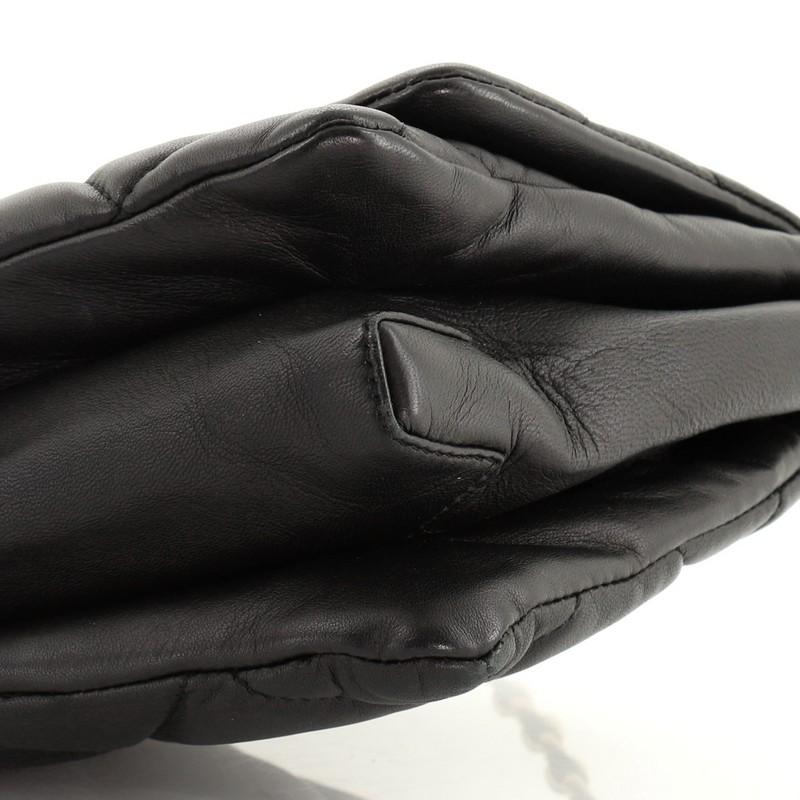 Black Salvatore Ferragamo Ginny Crossbody Bag Quilted Leather Medium