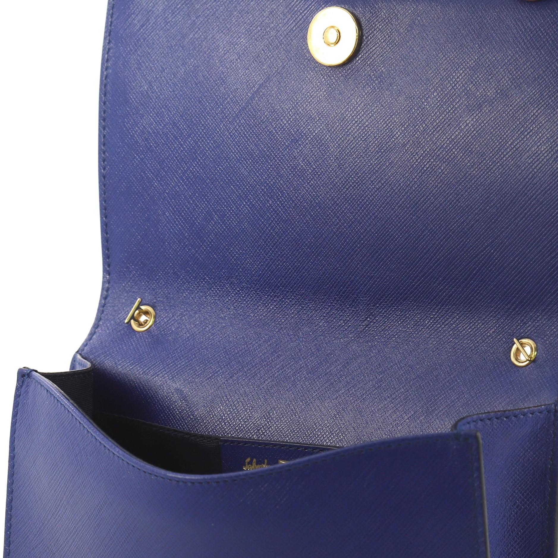 Women's Salvatore Ferragamo Ginny Crossbody Bag Saffiano Leather Small