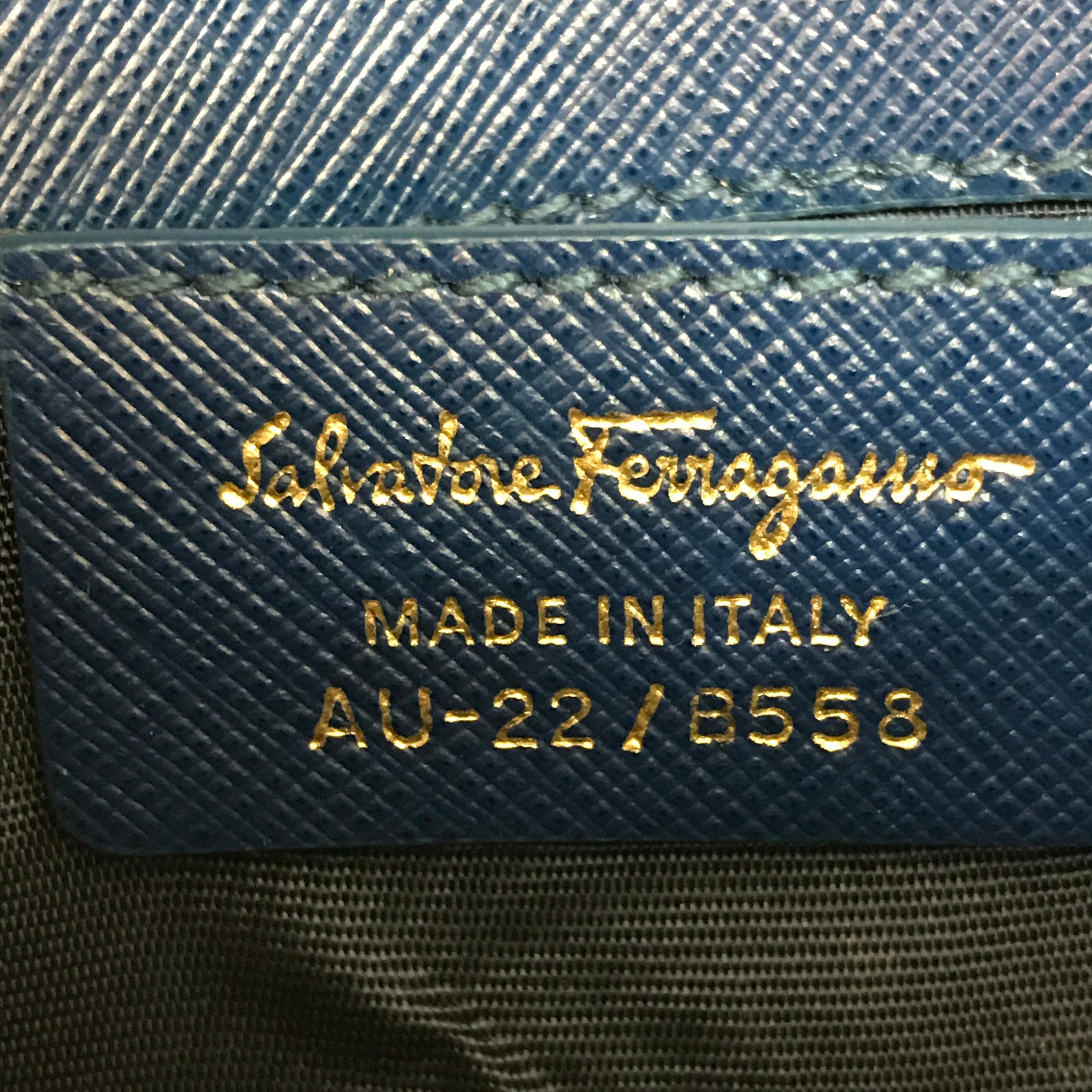 Salvatore Ferragamo Ginny Crossbody Bag Saffiano Leather Small 3