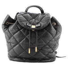 Salvatore Ferragamo Giuliette Backpack Quilted Leather