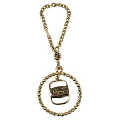 Salvatore Ferragamo - Porte-clés avec pendentif en or