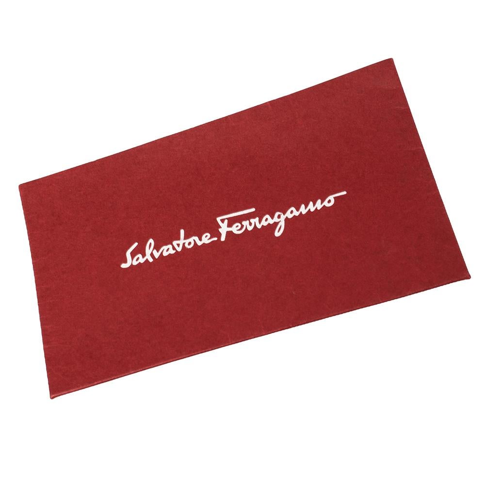 Salvatore Ferragamo Grey Leather Small Sofia Top Handle Bag 3
