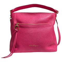 Used Salvatore Ferragamo Handbag / Shoulder Bag Pink