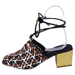 Salvatore Ferragamo Mules Laino entrelacées taille EU 38,5C
