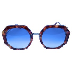 Salvatore Ferragamo Italian Women's Tortoise Shell Sunglasses in Box c 21st c 