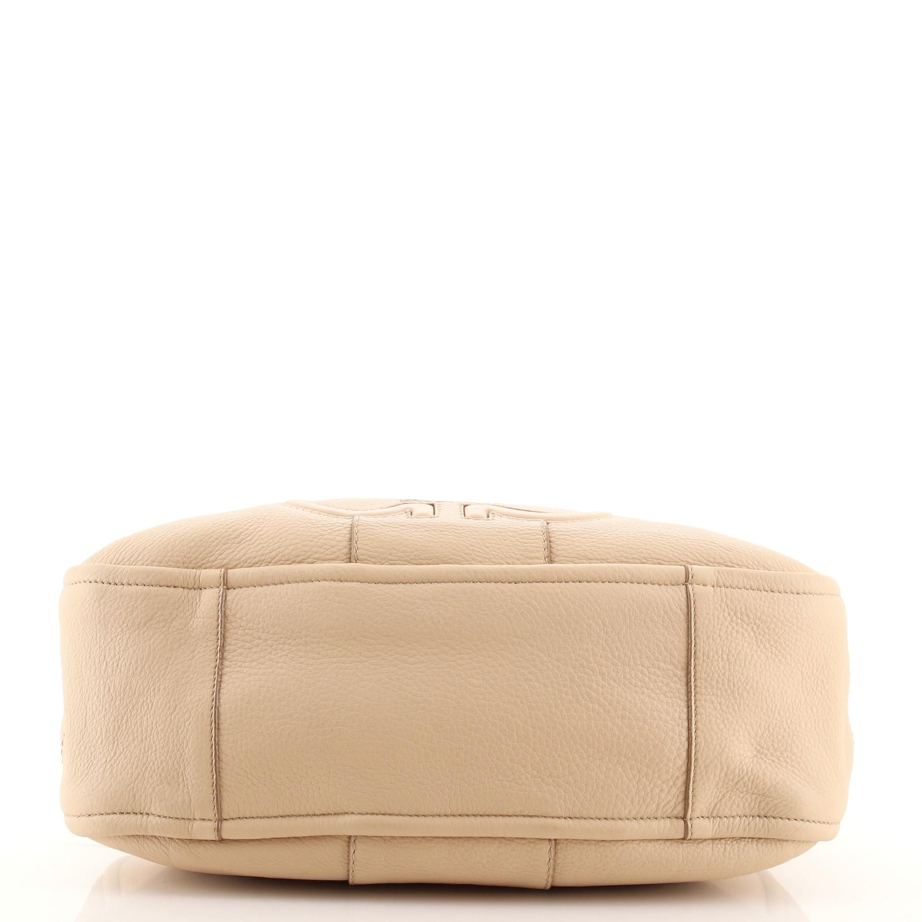 Salvatore Ferragamo Izzie Gancini Embossed Tote Soft Calf Large In Good Condition In NY, NY