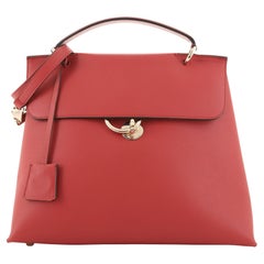 Salvatore Ferragamo Jet Set Top Handle Tasche aus Leder Groß