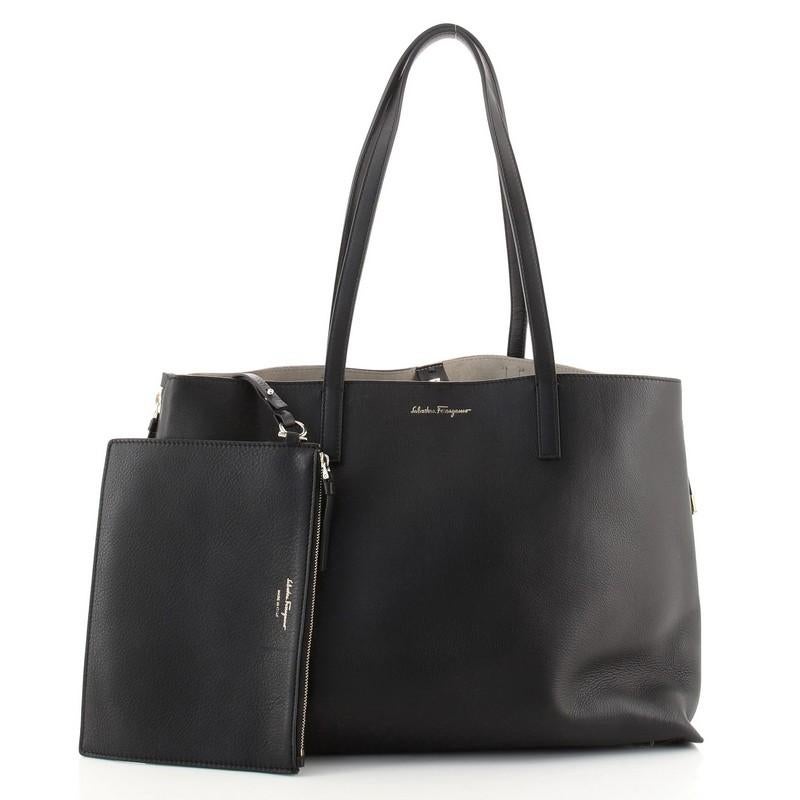 Salvatore ferragamo jet set tote clearance