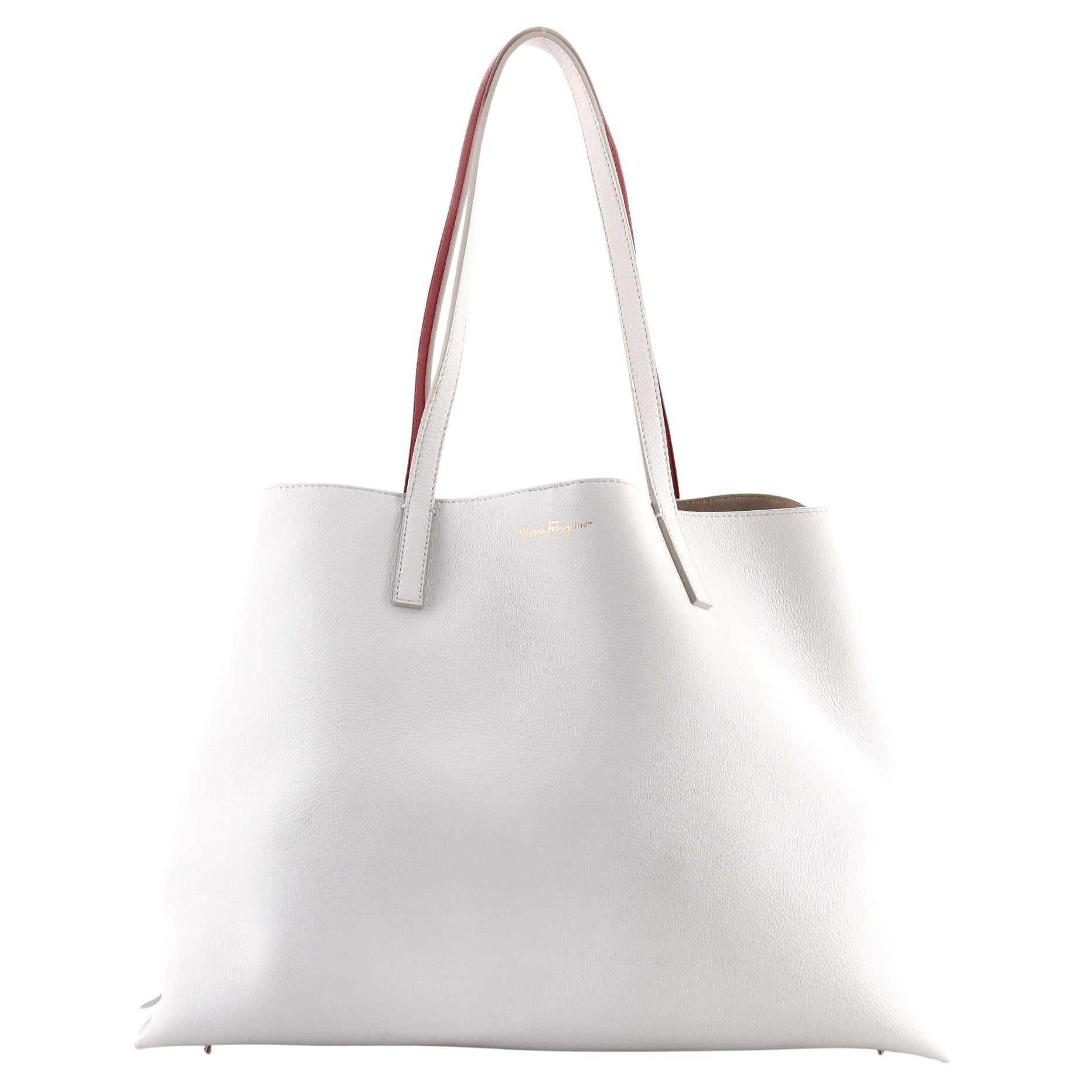 Salvatore Ferragamo Jet Set Tote Leather Large
