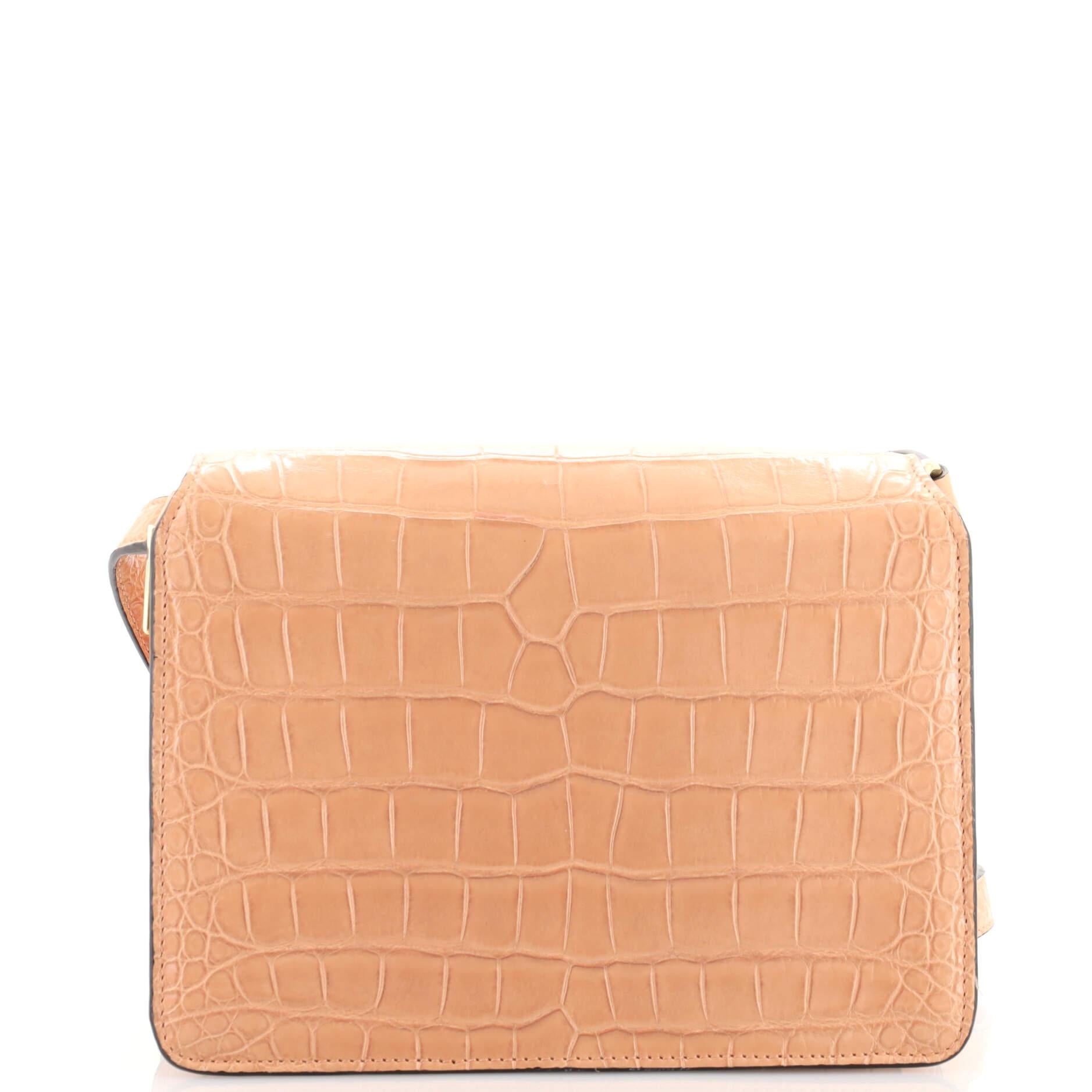 Women's Salvatore Ferragamo Joanne Shoulder Bag Crocodile Medium For Sale
