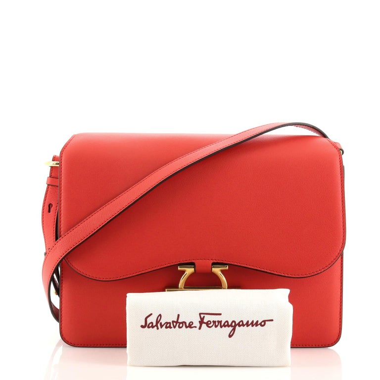 Salvatore Ferragamo Joanne Shoulder Bag Leather Large at 1stDibs