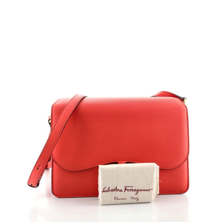 Salvatore Ferragamo Joanne Shoulder Bag Leather Large at 1stDibs