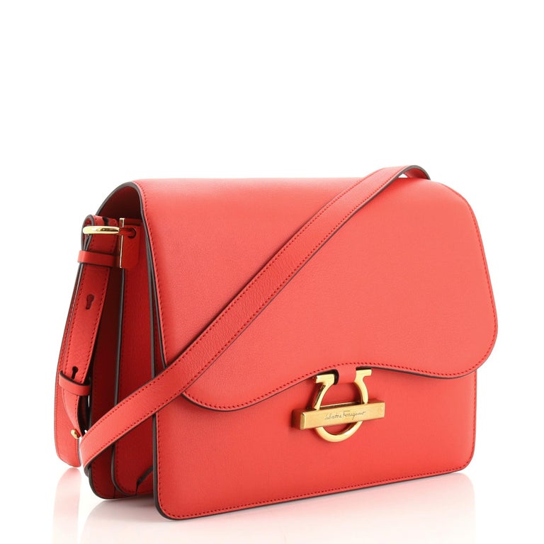 Salvatore Ferragamo Joanne Shoulder Bag Leather Large at 1stDibs