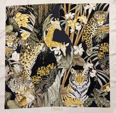 Salvatore Ferragamo Jungle Silk Scarf