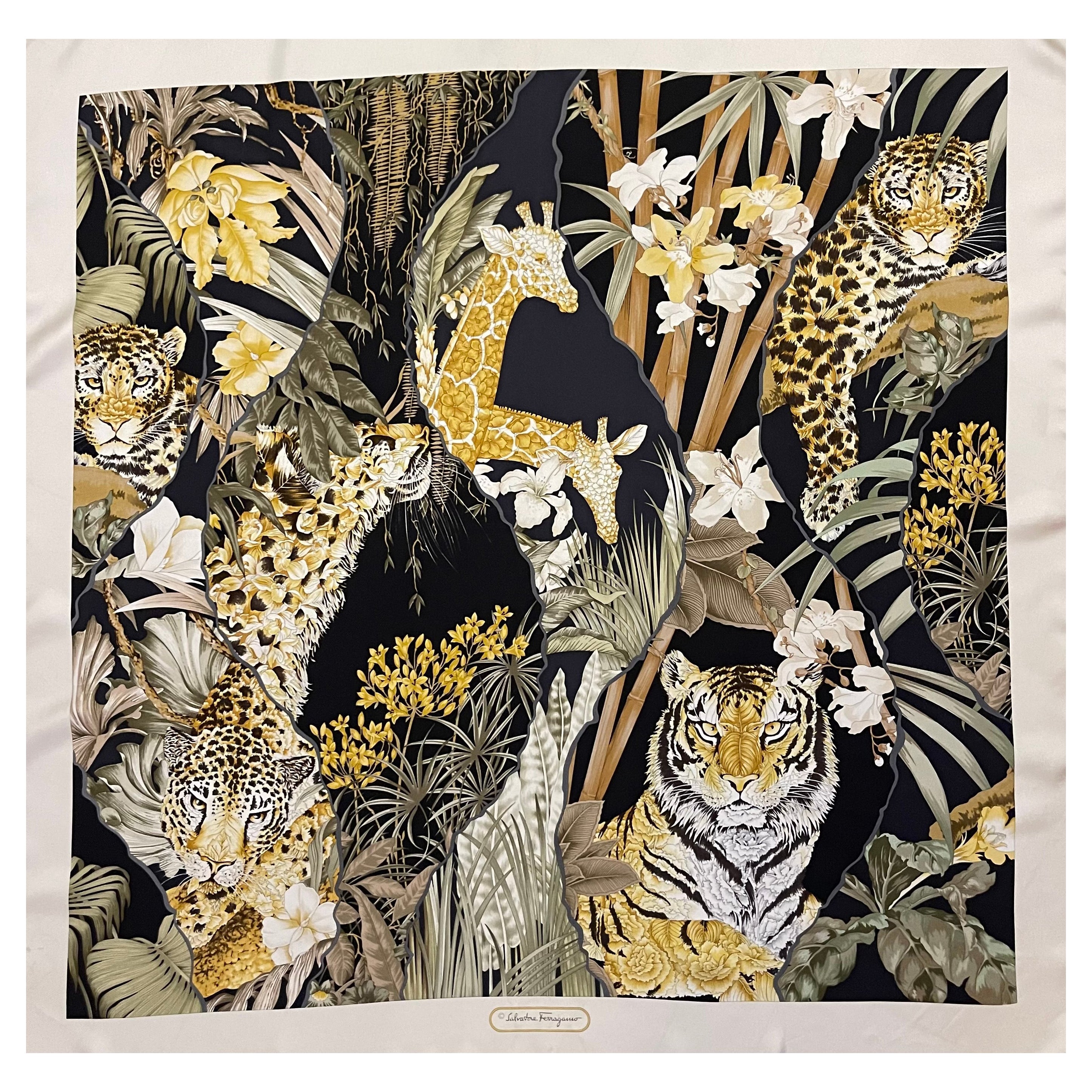 Écharpe Jungle Salvatore Ferragamo