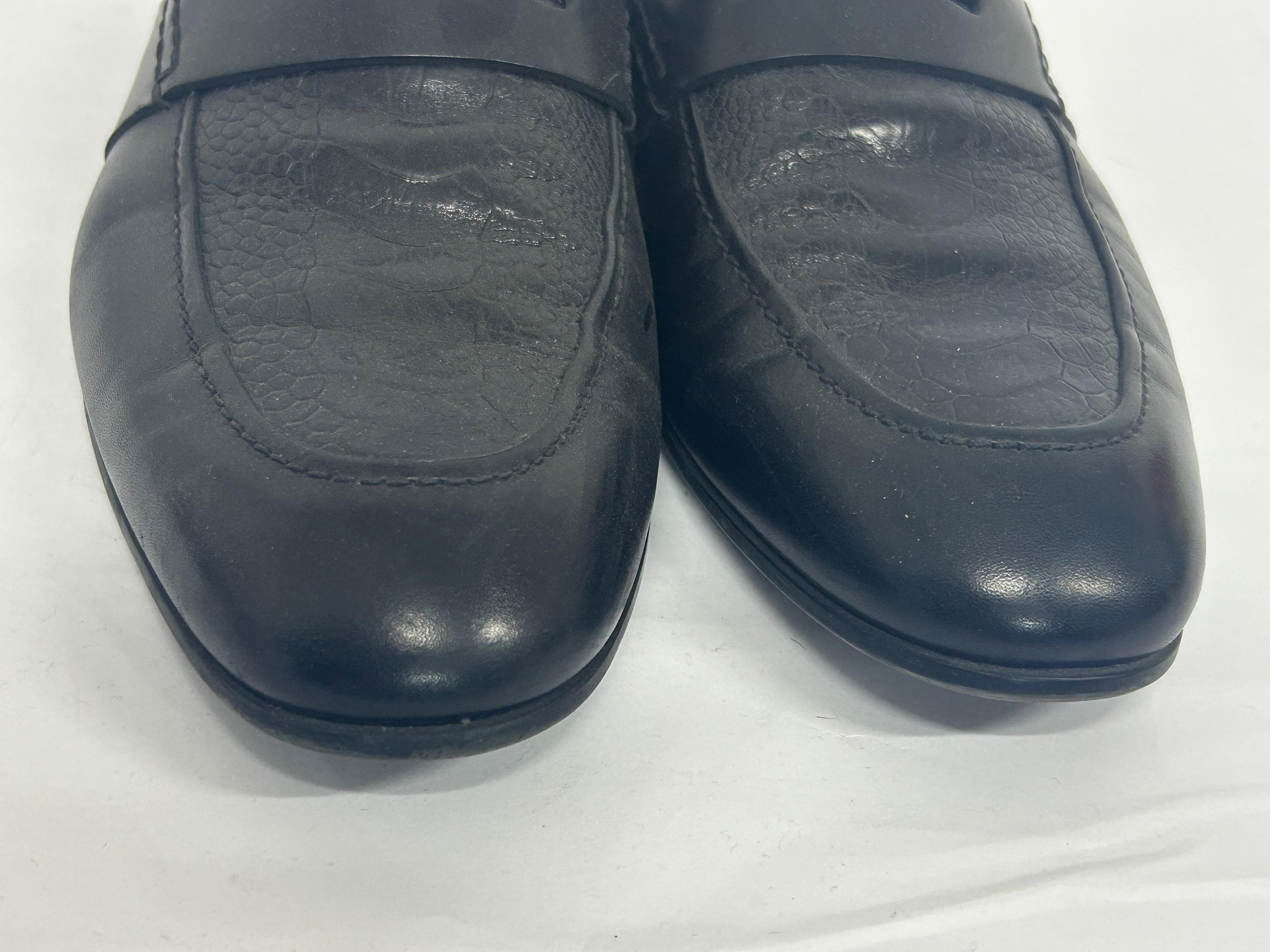 Salvatore Ferragamo Leather Penny Loafers Size 11 3
