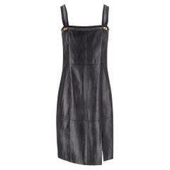 Salvatore Ferragamo Leather Straps Dress