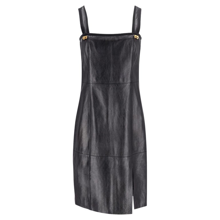 ferragamo leather dress Salvatore Straps EElse2023