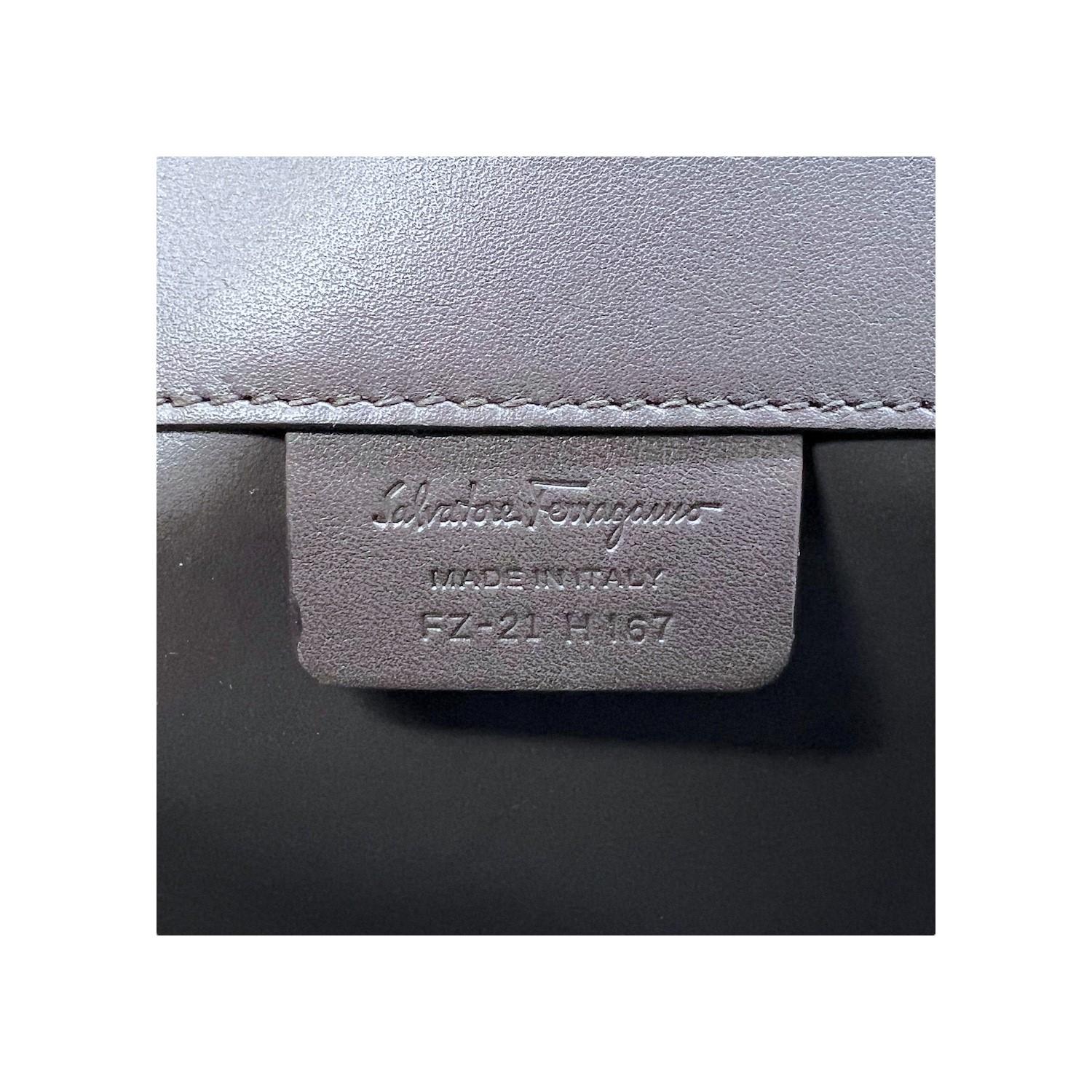 Salvatore Ferragamo Leather Studio Tote For Sale 5