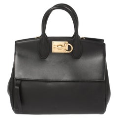 Salvatore Ferragamo Leather Studio Tote