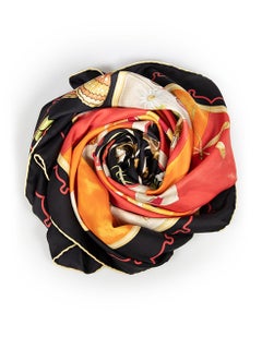 Salvatore Ferragamo Leopard Floral Printed Scarf