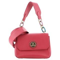 Salvatore Ferragamo Lexi Shoulder Bag Leather Small Used Salvatore Ferragamo Lexi Shoulder Bag Leather Small